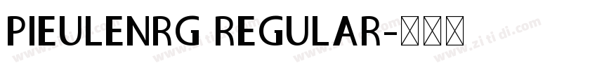 PIEULENRG REGULAR字体转换